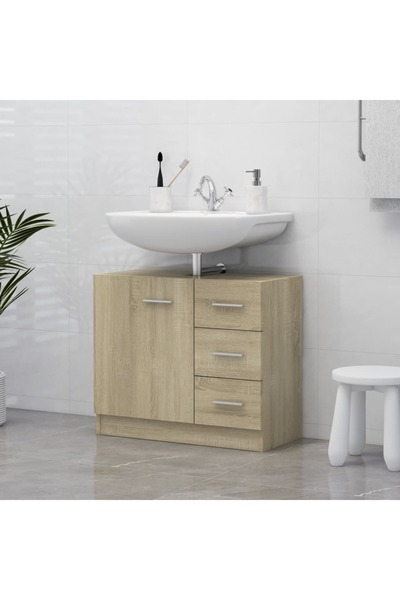 Concept Sink cover, sonoma oak, 63 x 30 x 54 cm, chipboard