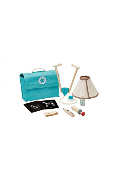 PLANTOYS Vet Set — Wooden Pretend Play Set