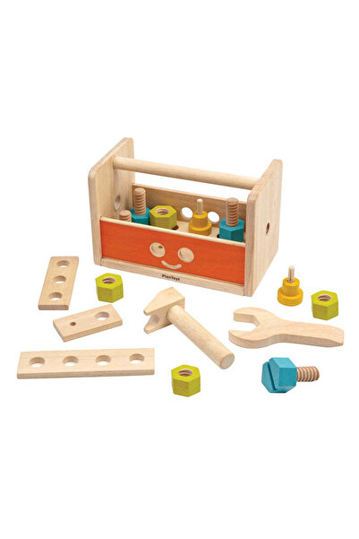PLANTOYS Robot Tool Box — Wooden Building Toy