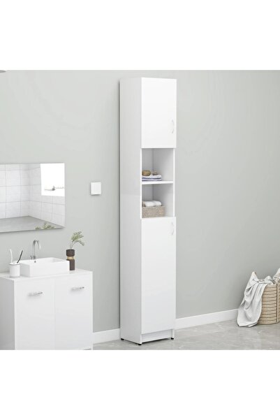 Concept Dulap de baie, alb, 32 x 25,5 x 190 cm, PAL