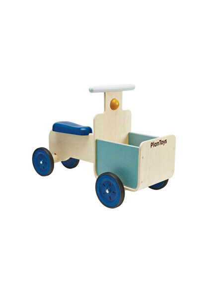 PLANTOYS Delivery Bike-Orchard — Wooden Toy Vehicle
