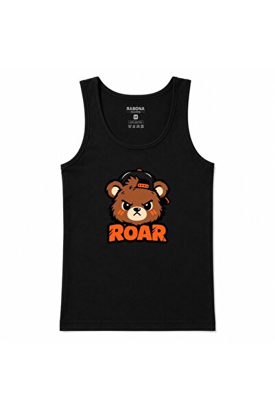 Rabona Fashion Αθλητής με αστικό γραφικό σχέδιο Roar Street Bear