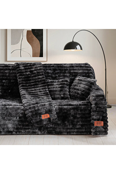 Beauty Home Σετ 2 ριχτάρια με σχέδιο γούνας και τεχνική tie-dye 8681 (180x250...