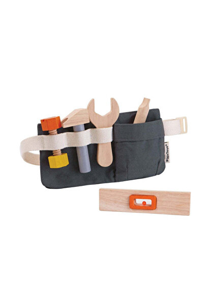 PLANTOYS Tool Belt — Wooden Pretend Play Set