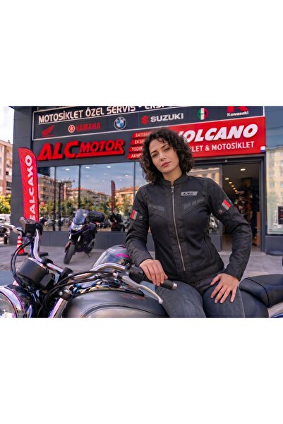 LS2 Blade Air Kadın Motosiklet Montu A Sertifikalı Ce Korumalı Alc Motosiklet