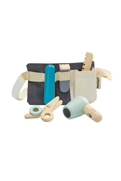PLANTOYS Hair Dresser Set — Wooden Pretend Play Set