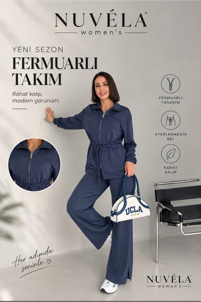 Büzgülü Fermuarlı Takım ✨ Şık • Rahat • Günlük kullanıma uygun