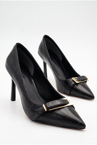 Shoesers Γυναικεία παπούτσια στιλέτο με μυτερή μύτη, λεπτό τακούνι και λεπτομ...