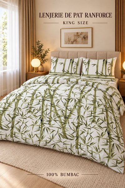 RALEX PUCIOASA Bedding Ranforce ALC1, 100% cotton, duvet cover 200x220 cm