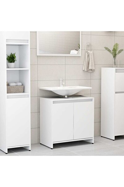 Concept Dulap de baie, alb, 60 x 33 x 61 cm, PAL