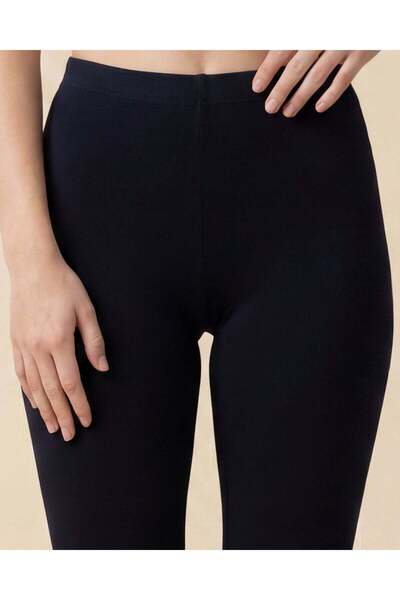 REDTAG Women Navy Long Length Leggings