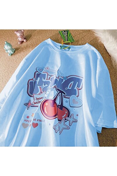luci sports Cartoon Cherry White t-shirt ( Unisex )
