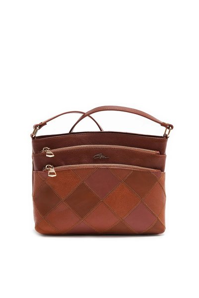gio&mi Olivia Shoulder and Crossbody Bag Genuine Leather