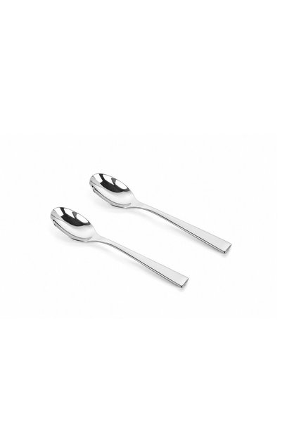 TOPİCAL Tobecal Appetizer Spoon Set 4 Pieces - Silver