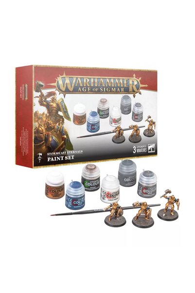 Games Workshop Γουόρχαμερ Εποχή του Σίγκμαρ Στορμκαστ Έτερναλς Σετ Χρωμάτων