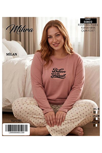 Mihra Plus size milan fabric pajama set