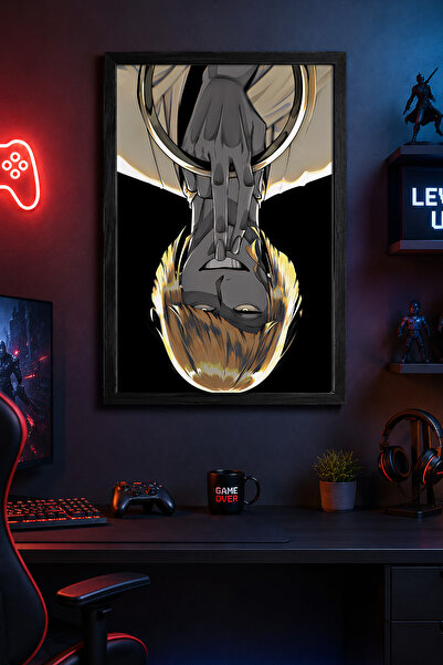 Charmbi Bleach Hirako Black Wooden Framed Poster Premium Digital Print Painti...