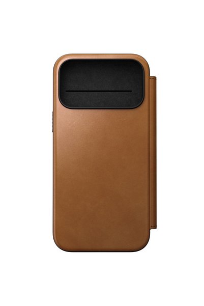 Nomad Σύγχρονη Δερμάτινη Θήκη Folio MagSafe για iPhone 18 Pro Max / 17 Pro Ma...