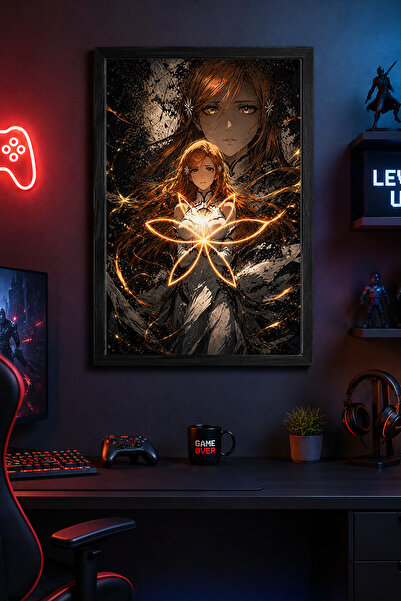 Charmbi Bleach Inoue Wooden Framed Poster Gift Wall Painting Premium Print 15...