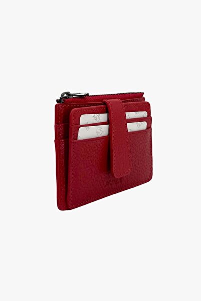 SOSELA 23-1049 Red Leather Wallet