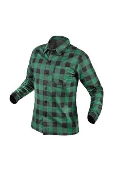 NEO Tools Cămașă de flanelă verde, mărimea XL