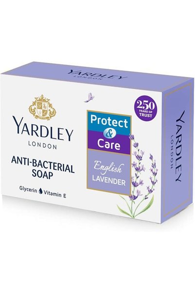 YARDLEY صابون لندن المضاد للبكتيريا باللافندر للنساء، 100 جرام