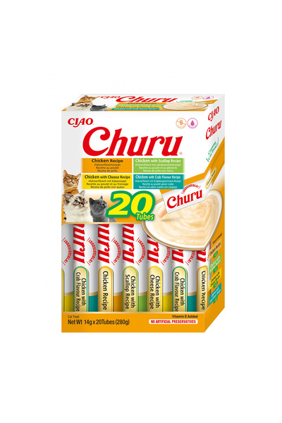 churu Cat Varieties Recompense Cremoase cu Pui 20 buc