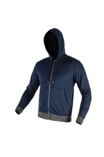 NEO Tools Hanorac COMFORT cu glugă, bleumarin, mărimea M