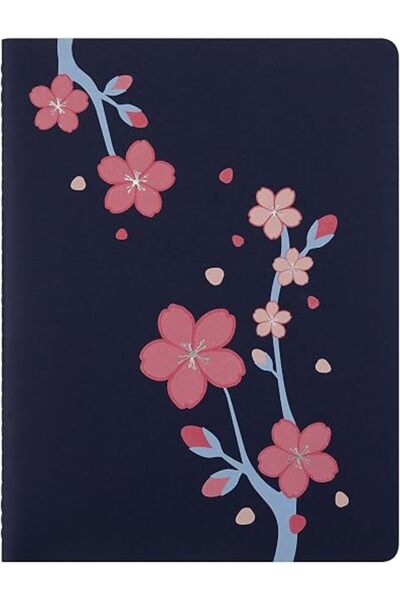 GENERAL Moleskine Sakura Cahier، XL، غلاف ناعم، مختلط (مبطن، فارغ، منقط)