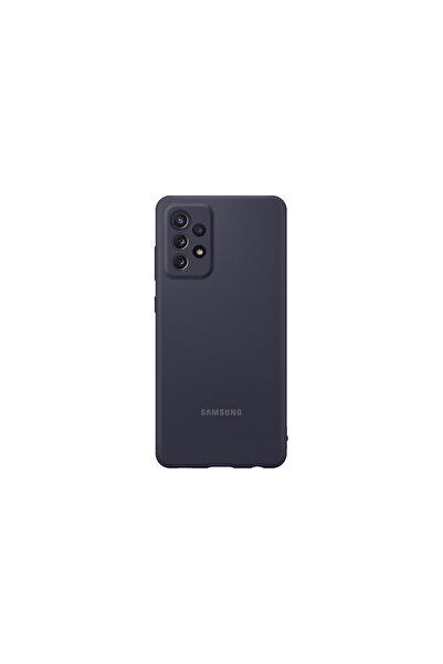 Samsung Θήκη Σιλικόνης Galaxy A72 Μαύρη