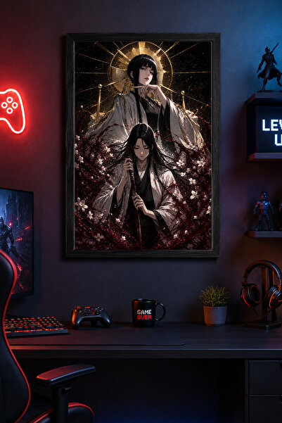 Charmbi Bleach Healers Black Framed Modern Wall Painting Custom Coating Poste...