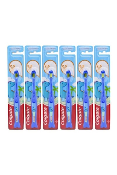 Colgate Baby Toothbrush for 2–5 Years, Pack of 6
