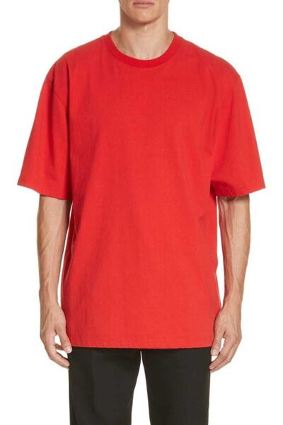 luci sports Men's Oversize Solid Color T-Shirt