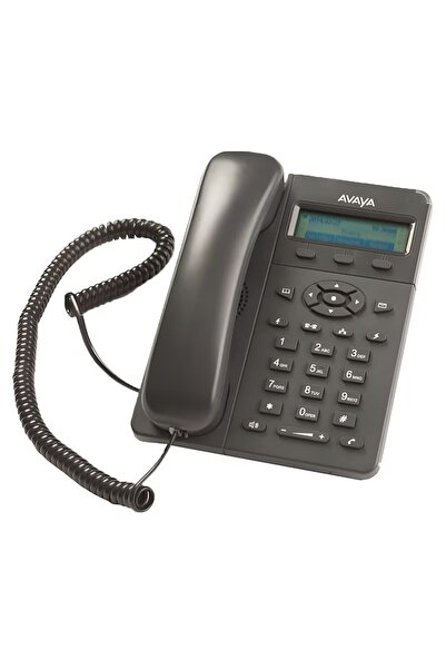 Avaya Telefon IP SIP E129, ecran LCD, voce HD, PoE 802.3af, 2x Ethernet 10/10...