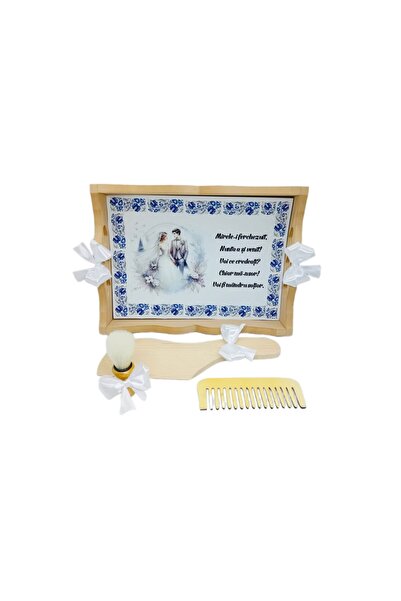 OEM Set de tăvi de gătit pentru mire, 3 piese, tradițional personalizat nr. 4