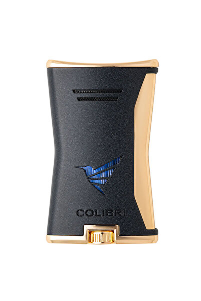 Tek Torch Pürmüz Siyah-Gold Slim Puro Çakmağı TR8757