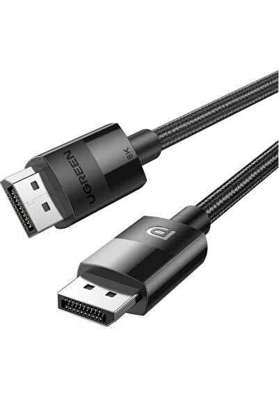 Ugreen DP 1.4 Male to Male Plastic Case Braided Cable 3m