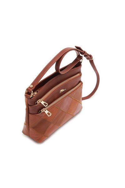 gio&mi Olivia Shoulder and Crossbody Bag Genuine Leather