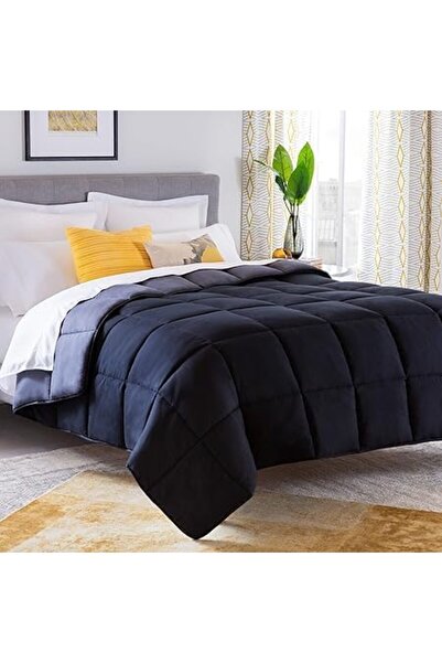 Generic Comforter Duvet Insert - All Season Quilted Comforter Box Stitched Do...