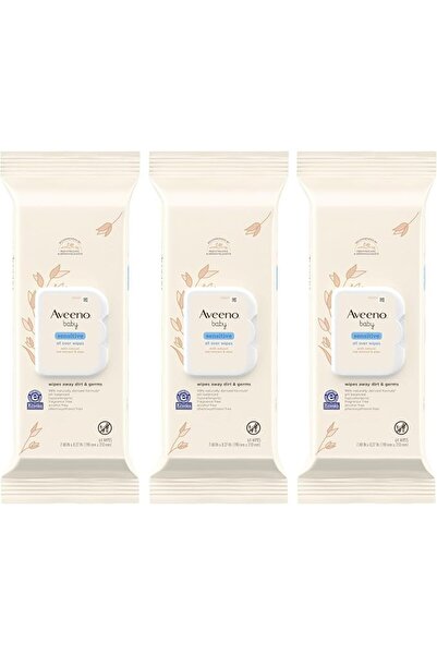 Aveeno Baby Eczema Therapy مناديل أفينو بيبي الحساسة للاستخدام على كامل الجسم...
