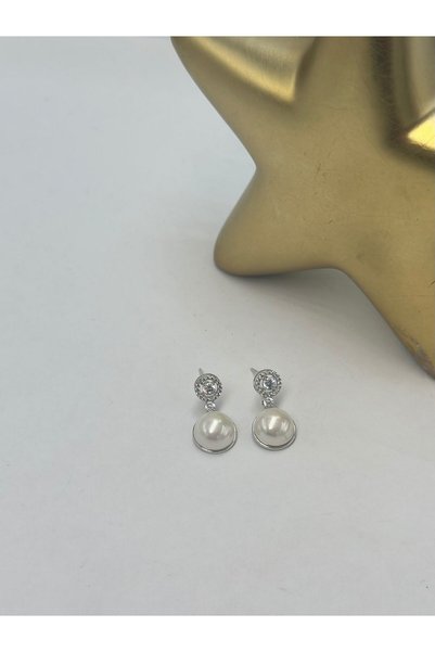 BYYEŞO Pearl Earrings (Steel)