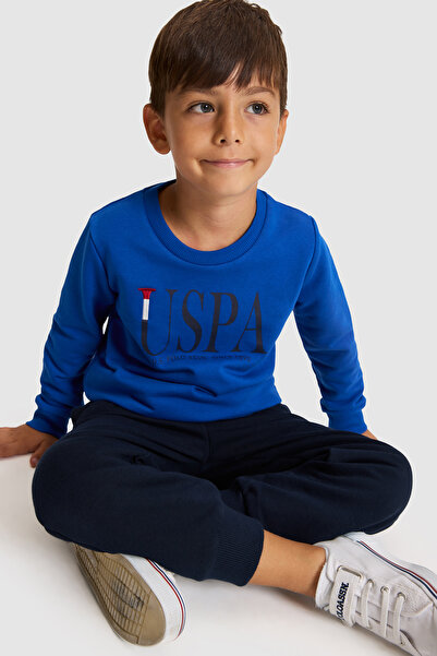 U.S. Polo Assn. Boy's Cobalt Blue Pajama Set 50334069-Vr077
