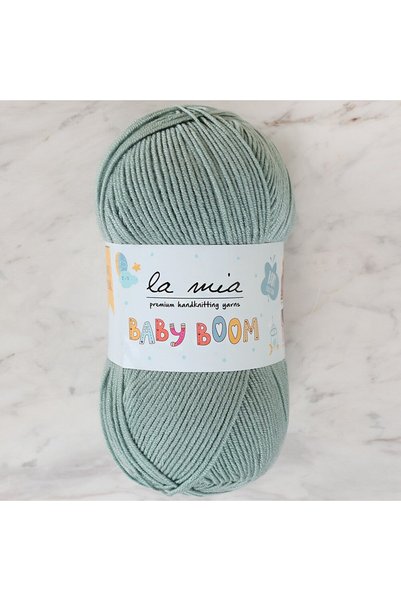 Lamia La mia baby boom green hand knitting yarn - 493