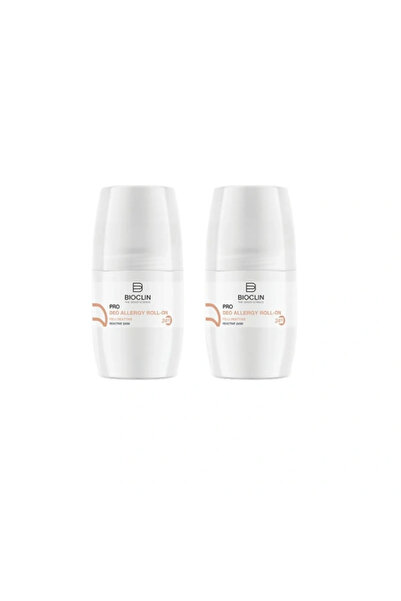 Bioclin Προσφορά (1+1 Δώρο) Pro Deo Allergy 24ωρο Αποσμητικό Roll-On, 2x50ML