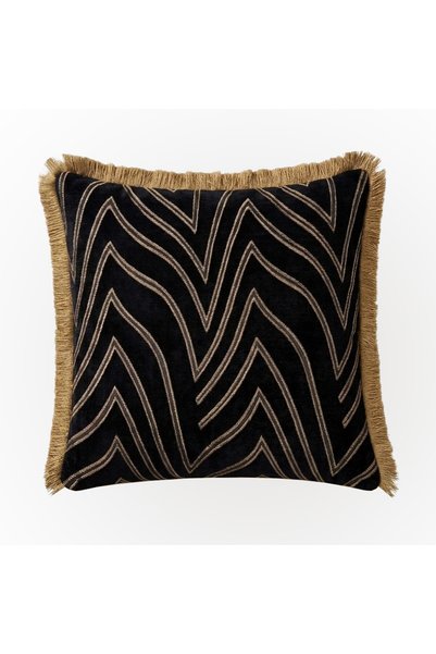 Lidoma Home غطاء وسادة مزين بالزخارف من "فيلورا" - 45x45