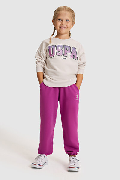 U.S. Polo Assn. Girl's Stone Pajama Set 50334096-Vr049