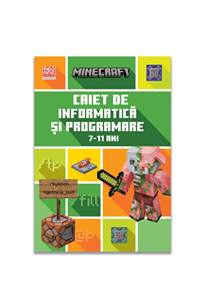 Editura DPH Minecraft - Caiet de informatică și programare pentru vârstele 7-...