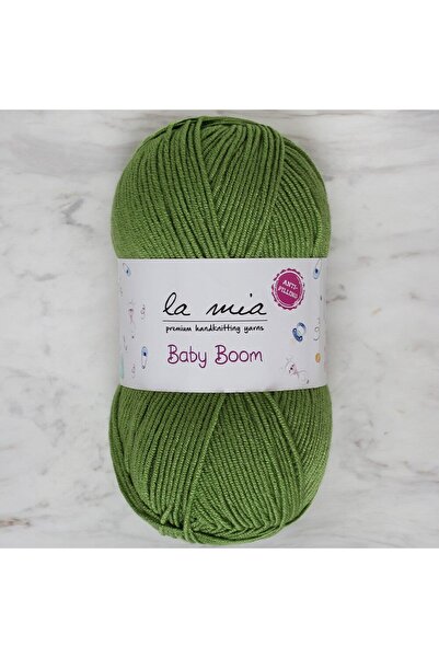 Lamia La mia baby boom green hand knitting yarn - 406
