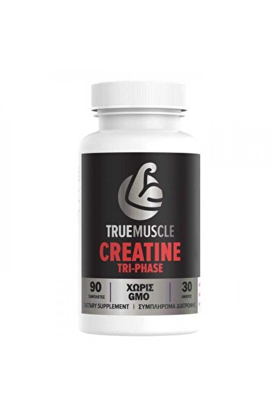 NATURAL VITAMINS ΠΡΑΣΙΝΟ ΔΑΣΟΣ Truemuscle Κρεατίνη Τριφασική 1667mg 90 Κάψουλες