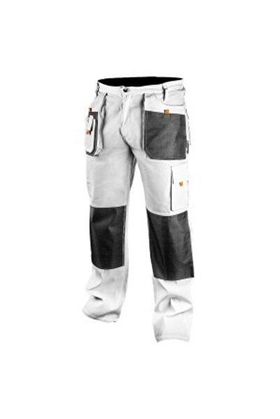 NEO Tools Pantaloni de lucru, albi, mărimea S/48